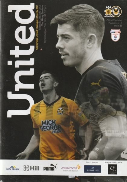Cambridge United v Newport County 13-Apr-2019