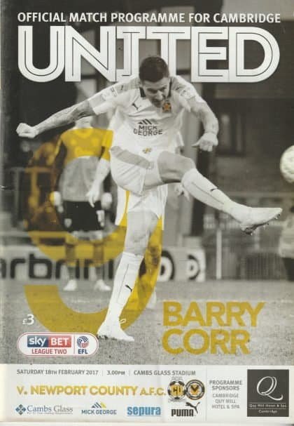 Cambridge United v Newport County 18-Feb-2017