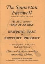 Newport Past v Newport Present   22-Jun-1993