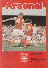 Arsenal v Nottingham Forest 13-Jan-1979