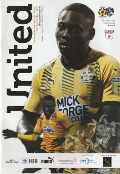 Cambridge United v Oldham Athletic 09-Mar-2019