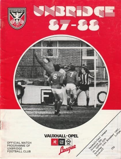Uxbridge v Oxford City 21-Nov-1987