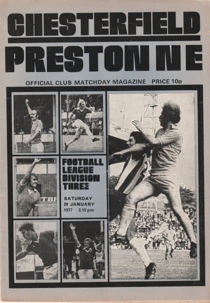 Chesterfield v Preston North End  29-Jan-1977