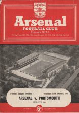 Arsenal v Portsmouth 16-Oct-1954