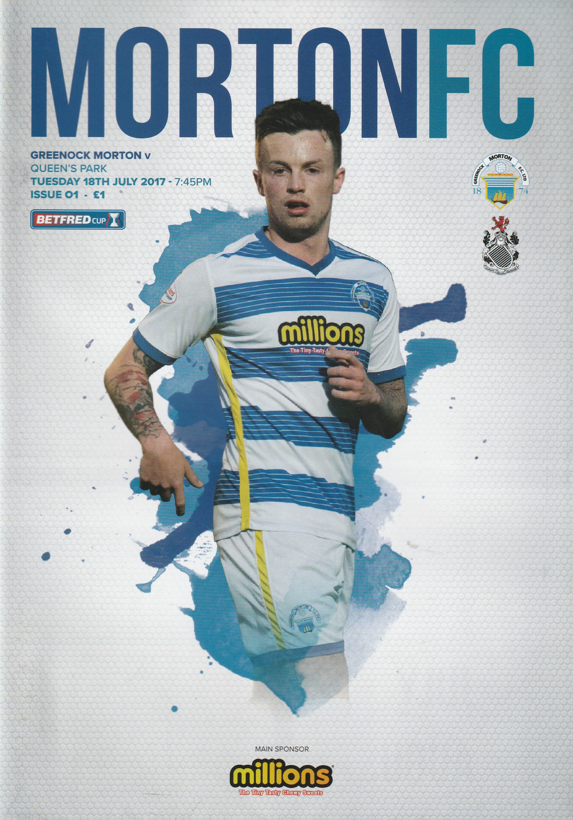Greenock Morton v Queen's Park 18-Jul-2017