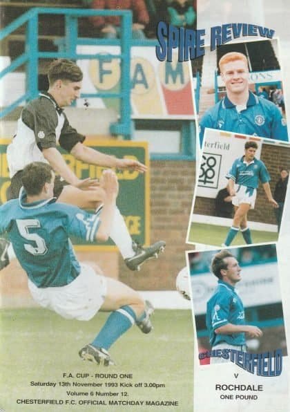 Chesterfield v Rochdale 13-Nov-1993