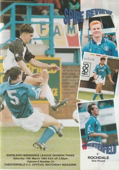 Chesterfield v Rochdale 19-Mar-1994