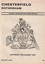 Chesterfield v Rotherham United  14-Aug-1976