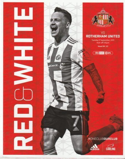 Sunderland v Rotherham United  17-Sep-2019