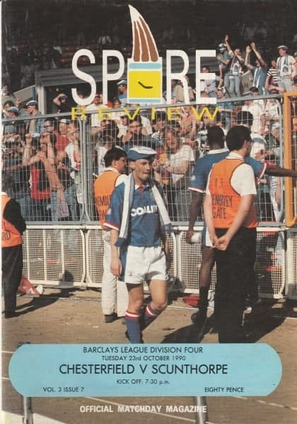 Chesterfield v Scunthorpe United 23-Oct-1990