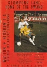 Walton & Hersham v Slough Town  05-Sep-1998