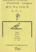 Runcorn v Stafford Rangers 13-Oct-1975