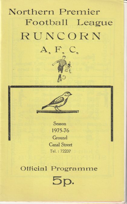 Runcorn v Stafford Rangers 13-Oct-1975