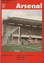 Arsenal v Stoke City 16-Oct-1976