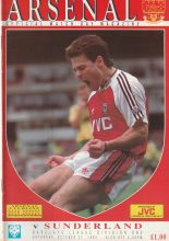 Arsenal v Sunderland 27-Oct-1990