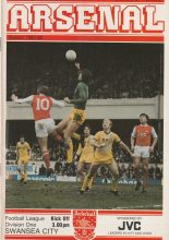 Arsenal v Swansea City 27-Feb-1982