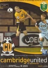 Cambridge United v Tamworth   20-Nov-2010