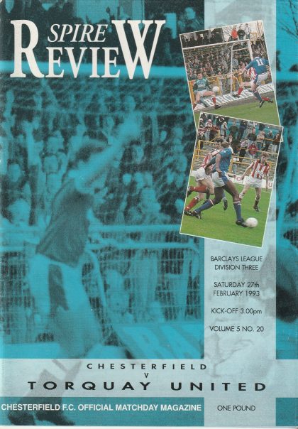 Chesterfield v Torquay United 27-Feb-1993