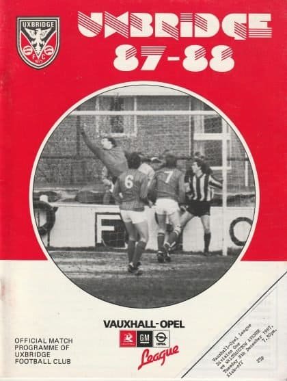 Uxbridge v Walthamstow Avenue 08-Dec-1987