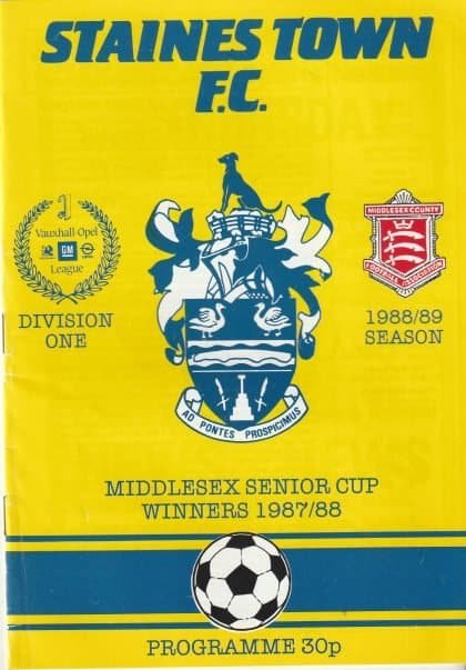 Staines Town v Walton & Hersham 03-Dec-1988