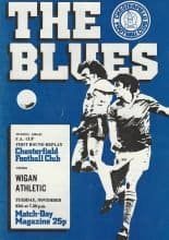 Chesterfield v Wigan Athletic 25-Nov-1980