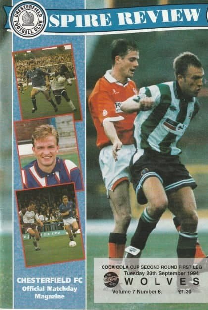 Chesterfield v Wolverhampton Wanderers 20-Sep-1994