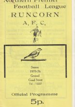 Runcorn v Worksop Town 14-Feb-1976