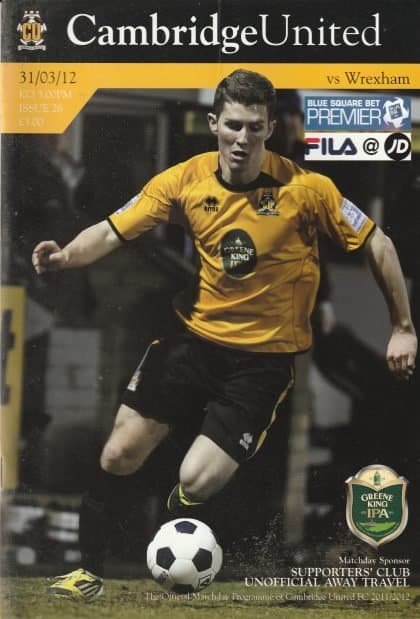 Cambridge United v Wrexham 31-Mar-2012