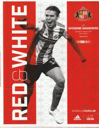Sunderland v Wycombe Wanderers   01-Jan-2020
