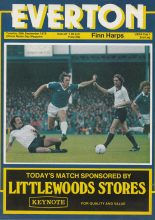 Everton v Finn Harps  26-Sep-1978