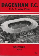 Dagenham FC  FA Trophy Final Souvenir 1976-77