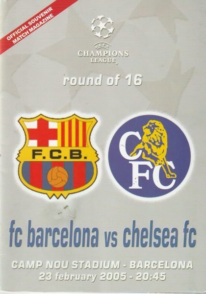 Barcelona v Chelsea  23-Feb-2005
