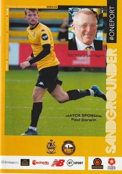 Southport V Gloucester City  01-Apr-2023