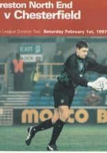 Preston North End v Chesterfield 01-Feb-1997