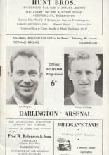 Darlington v Arsenal 09-Jan-1965