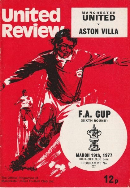 Manchester United v Aston Villa 19-Mar-1977