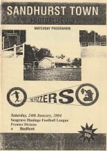Sandhurst Town v Bedfont   24-Jan-2004