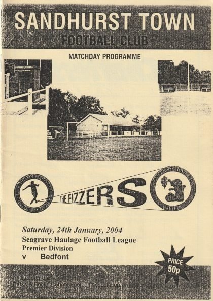 Sandhurst Town v Bedfont   24-Jan-2004