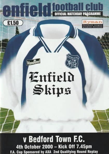 Enfield v Bedford Town 04-Oct-2000