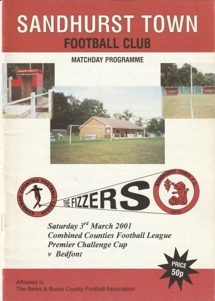 Sandhurst Town v Bedfont 03-Mar-2001