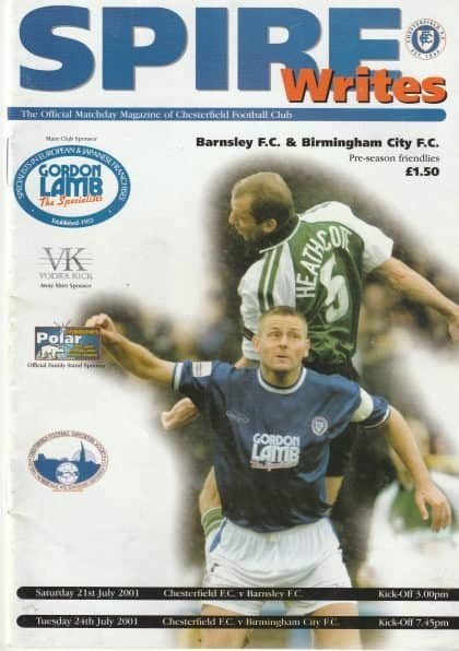 Chesterfield v Birmingham City 24-Jul-2001