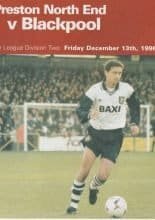 Preston North End v Blackpool 13-Dec-1996