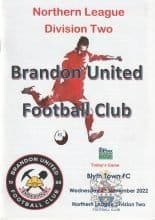 Brandon United v Blyth Town 04-Nov-2022