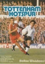 Tottenham Hotspur v Bolton Wanderers 10-Nov-1979