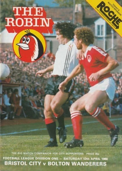 Bristol City v Bolton Wanderers  12-Apr-1980