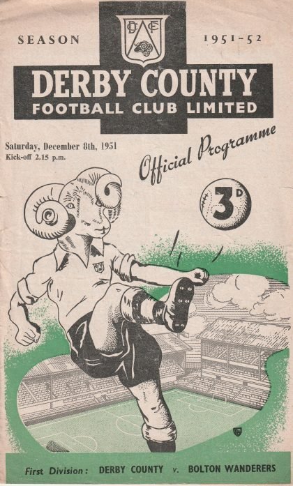 Derby County v Bolton Wanderers 08-Dec-1951