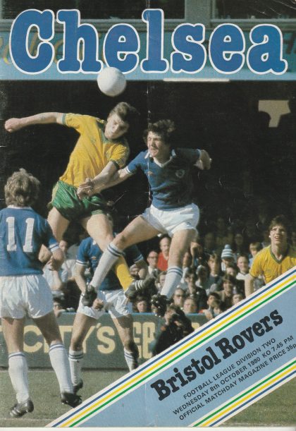 Chelsea v Bristol Rovers  08-Oct-1980