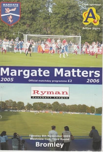 Margate v Bromley 08-Nov-2005