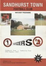 Sandhurst Town v Camberley Town 23-Aug-2003