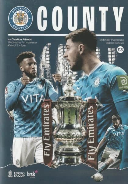 Stockport County v Charlton Athletic  07-Nov-2022